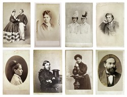group of old photographs of the late nineteenth century