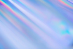 Rainbow prism light rays holographic disco background