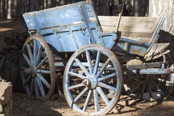 an old horse cart
