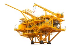 rig yellow background pitolum oil & gas