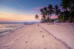 Sunset at Lakawon Beach Resort, Cadiz, Negros Occidental, Phlippines.