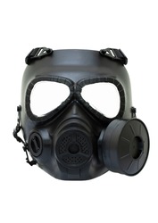 gas mask protect toxin biohazard isolated on white background clipping path