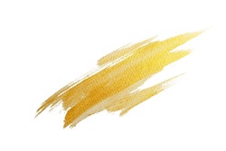 Brush writing golden background material (abstract)