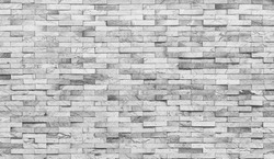 Brick wall background, black and white tone