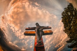 The crucifix found in Aspromonte, Italy.