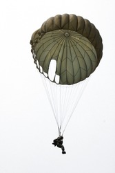 isolated airborne soldier