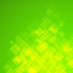 Abstract square green background. Vector Illustration. Clip-art