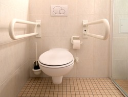 Restroom for disabled people
