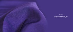 Fabric clothes purple blue macro pattern background texture