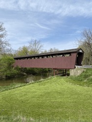 Photography of Roann Covered Bridge, April 2023