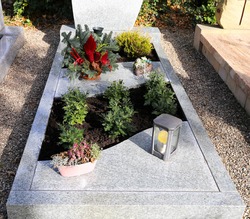 Grave design, tomb, care of graves