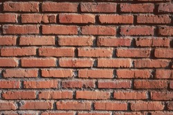 orange square brick wall abstract wallpaper background 