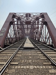 Hardinge Bridge is a steel railway truss bridge over the Padma River located at Ishwardi, Pabna and Bheramara, and Kushtia in Bangladesh. It is named after Lord Hardinge, who was the Viceroy of India 
