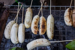 Local grilled banana