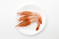 Fresh Ebi Sashimi (Botan shrimp) , Japanese Food