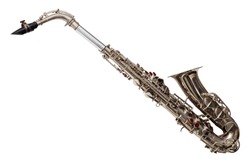 saxophone on white background isolated