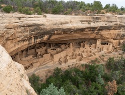Pueblo ruins in the canyons