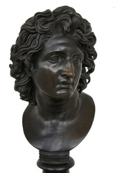 Bronze statue or bust of Alexander the Great