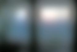 Sunset through a windows. Gaussian blur 