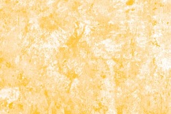 the texture of an old wall with cracks, scratches that can be used as a background. Vintage graffiti background in yellow tones. Clipart cracks in the paint. The need for repairs.                     
