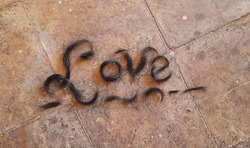 love writing from hair clippings on the tile floor