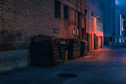 dark alley night