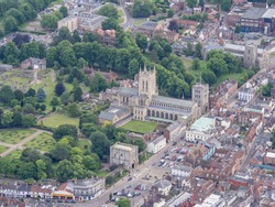 Bury St Edmunds from the Air