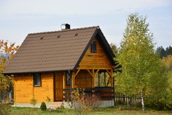 mountain cottage house
