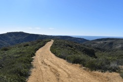 Big Bend Trail in Laguna Coast Wilderness Park, Laguna Beach, Southern California