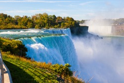 Niagara Falls State Park scenery. Taken on the Niagara Falls, NY, U.S.A.. 