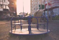 The swings in the Playground
