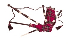 Bagpipes: A traditional wind instrument with a bag and multiple drones, producing bold, resonant tones.
