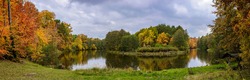 Autumn mood at river Havel near 