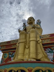 Likir Monastery. Likir Gompa. Ladakh. India. Museum. Buddhist Temple. Maitreya Buddha Statue. Artefacts in Museum. Artistic.