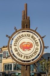 Fishermans Wharf of San Francisco Sign