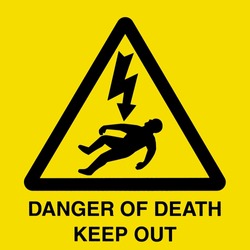 Generic High Voltage Danger Sign