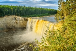 Alexandra Falls on the Hay River in Canada's Northwest Territories