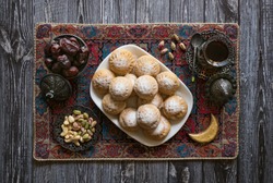 Eid and Ramadan Dates Sweets - Arabian cuisine. Egyptian cookies 