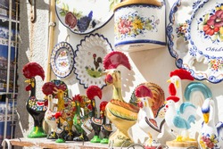 The souvenir of Obidos, Portugal.