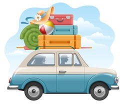 Car Trip Map Illustration - Free Stock Photo by mohamed hassan on ...