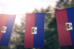 Haiti flag pennants