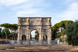 Arch of Constantine in Rome,  translation of the full registration : 