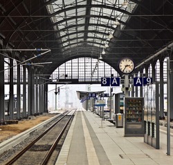 classicistical railway station
