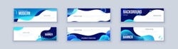 Liquid abstract banner design. Fluid Vector shaped background. Modern Graphic Template Banner pattern for social media and web sites