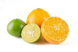 Fresh Tribute Citrus isolated on white background