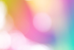 Soft sweet blurred pastel color background with natural bokeh. Abstract gradient desktop wallpaper. 