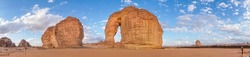 The elephant rock in Al Ula in Saudi Arabia