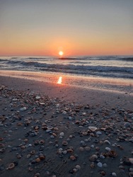 Sunrise, beach, Black Sea,  sun