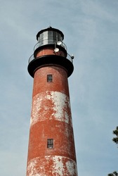Assateague Island Lighthouse - Virginia Eastern Shore, United States.