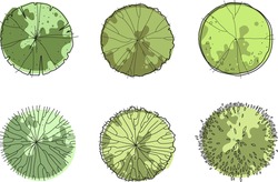 Illustration Of A Proposal For Urban Design And Landscape Architecture 